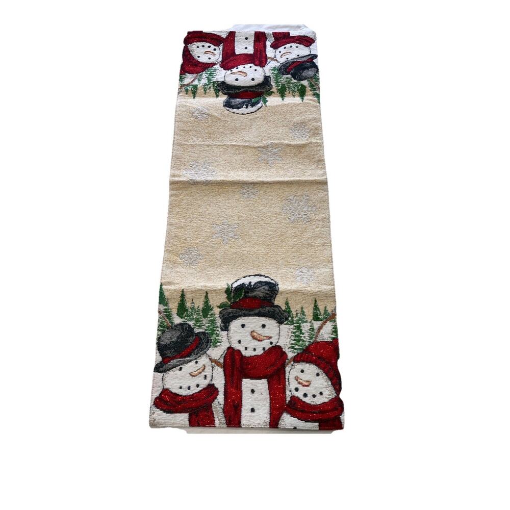 Yuletide Table Runner by St Nicholas Square, Christmas Holiday Festive Table
